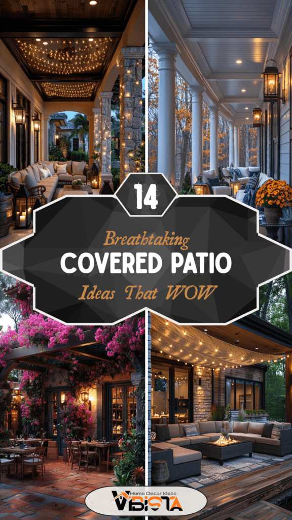 14 Breathtaking Covered Patio Ideas That WOW