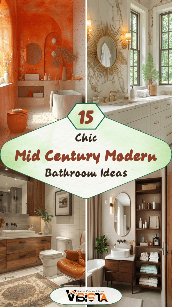 15 Chic Mid Century Modern Bathroom Ideas For Timeless Elegance 2 15 Chic Mid Century Modern Bathroom Ideas For Timeless Elegance