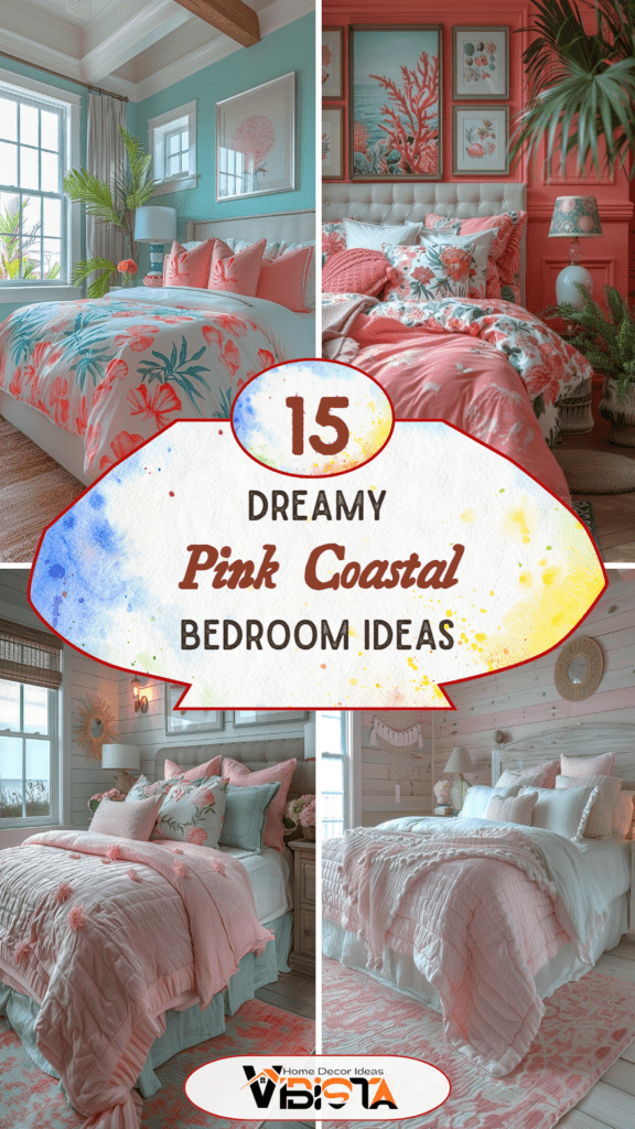 15 Dreamy Pink Coastal Bedroom Ideas: Beachy & Aesthetic 2 15 Dreamy Pink Coastal Bedroom Ideas Beachy & Aesthetic