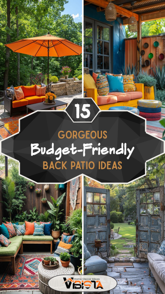 15 Gorgeous Budget-Friendly Back Patio Ideas 2 15 Gorgeous Budget-Friendly Back Patio Ideas