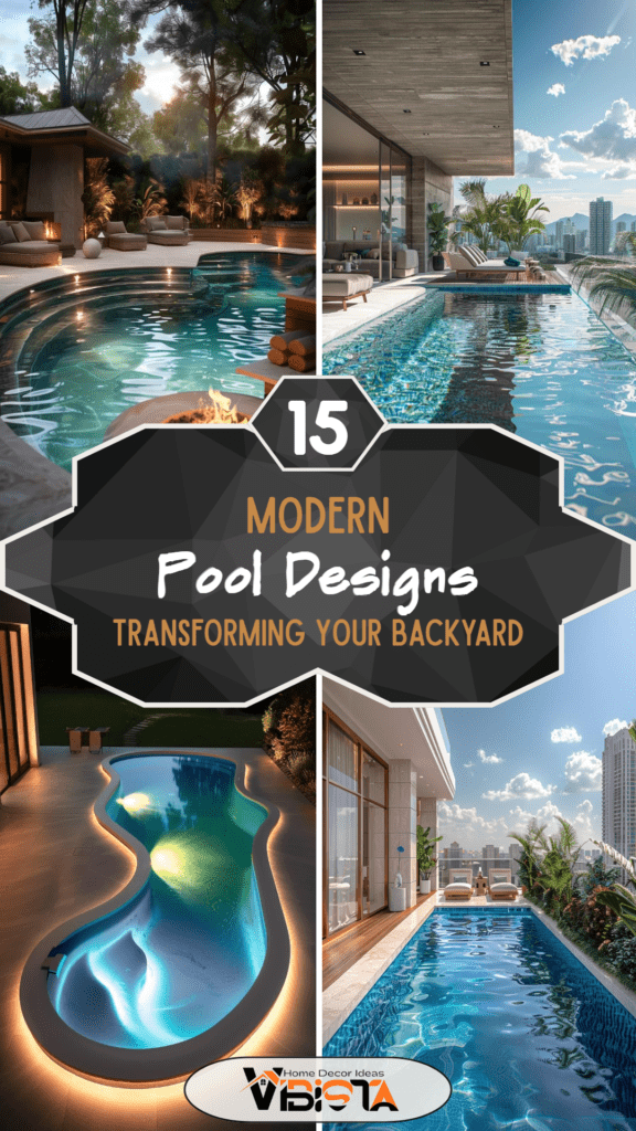 15 Modern Pool Designs Transforming Your Backyard 2 15 Modern Pool Designs Transforming Your Backyard