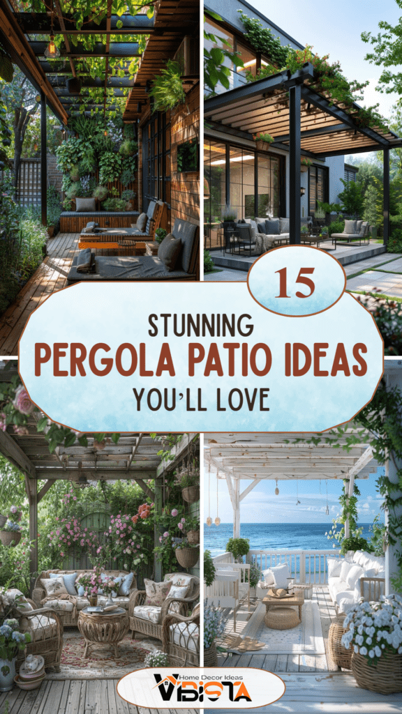 15 Stunning Pergola Patio Ideas You’ll Fall In Love With 2 15 Stunning Pergola Patio Ideas You’ll Fall In Love With