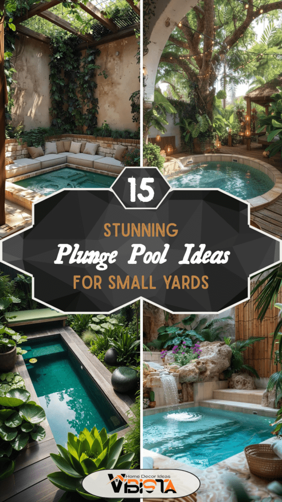 15 Stunning Plunge Pool Ideas For Small Yards