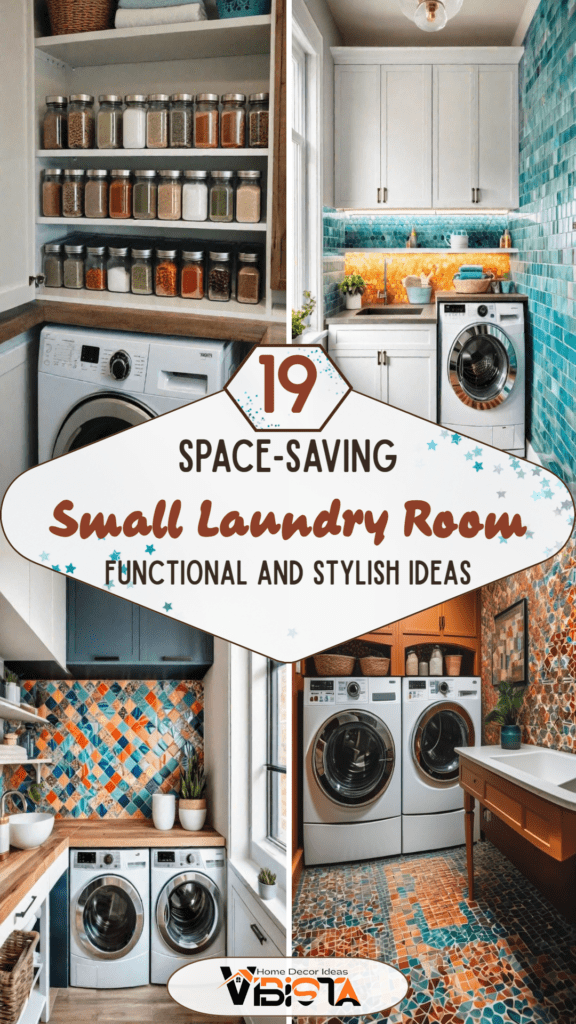 19 Space-Saving Small Laundry Room Ideas: Functional and Stylish 2 19 Space-Saving Small Laundry Room Ideas Functional and Stylish