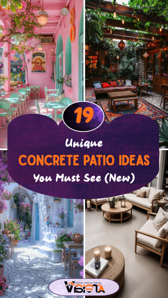 19 Unique Concrete Patio Ideas You Must See (New) 2 19 Unique Concrete Patio Ideas You Must See (New)