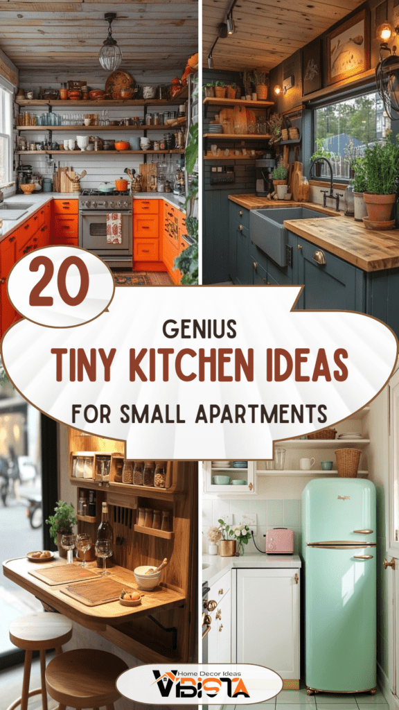 20 Genius Tiny Kitchen Ideas for Small Apartments