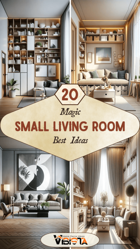 20 Small Living Room Ideas For A Cozy & Spacious Feel 2 20 Small Living Room Ideas For A Cozy & Spacious Feel
