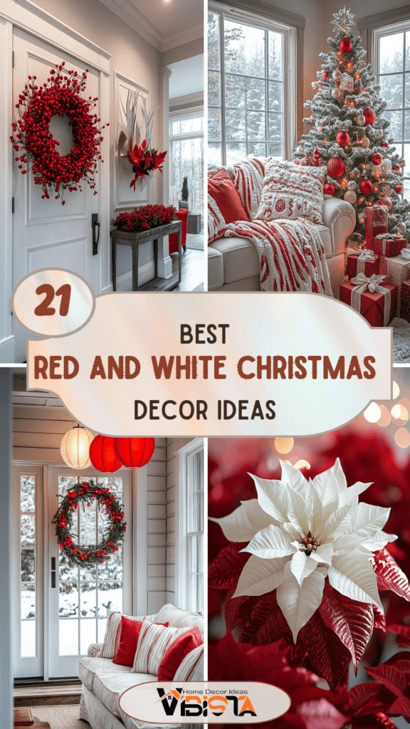 21 Best Red and White Christmas Decor Ideas 2025