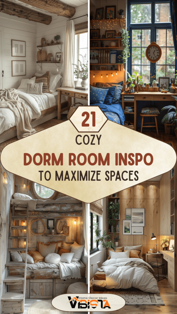 21 Cozy Dorm Room Inspo to Maximize Small Spaces