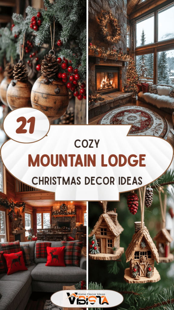 21 Cozy Mountain Lodge Christmas Decor Ideas 2 21 Cozy Mountain Lodge Christmas Decor Ideas