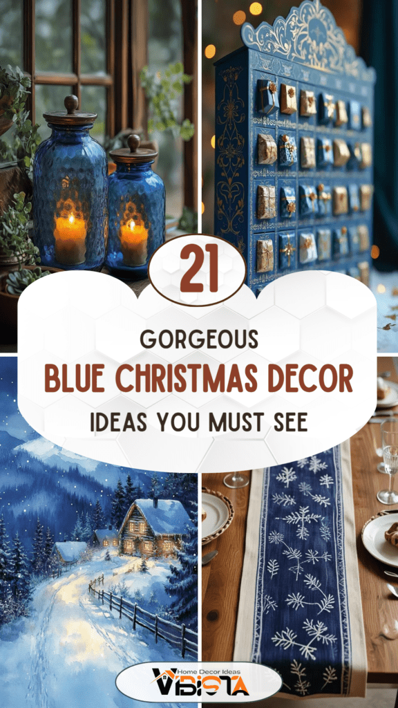 21 Gorgeous Blue Christmas Decor Ideas You Must See 2 21 Gorgeous Blue Christmas Decor Ideas You Must See