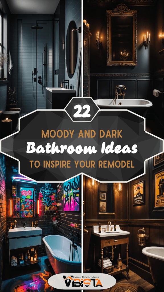22 Moody Bathroom Designs to Inspire Your Remodel