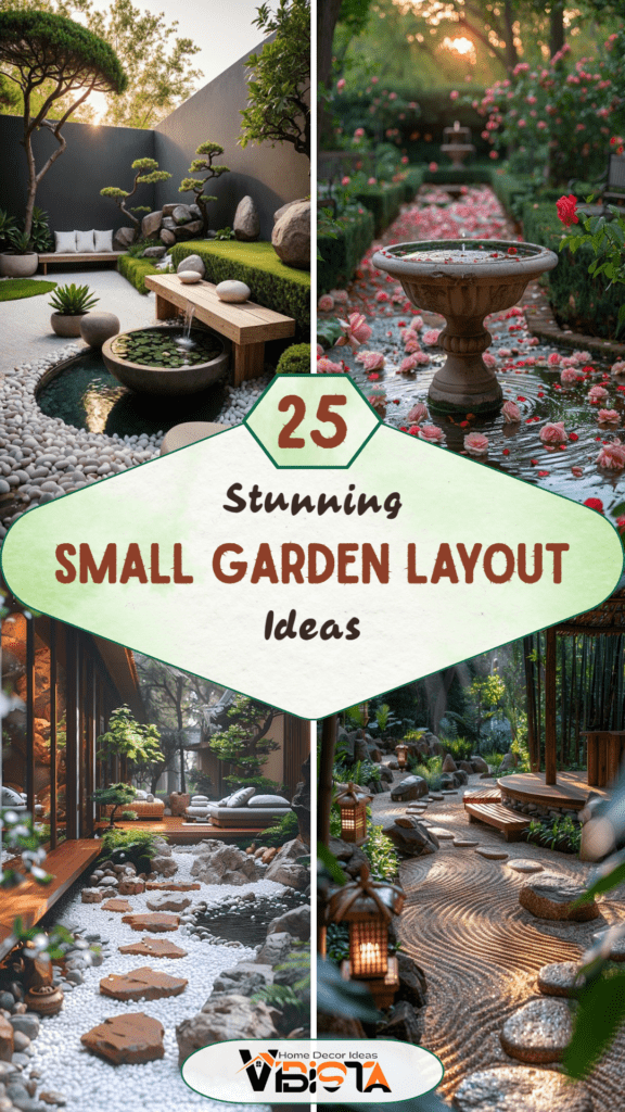 25 Stunning Small Garden Layout Ideas 2 25 Stunning Small Garden Layout Ideas