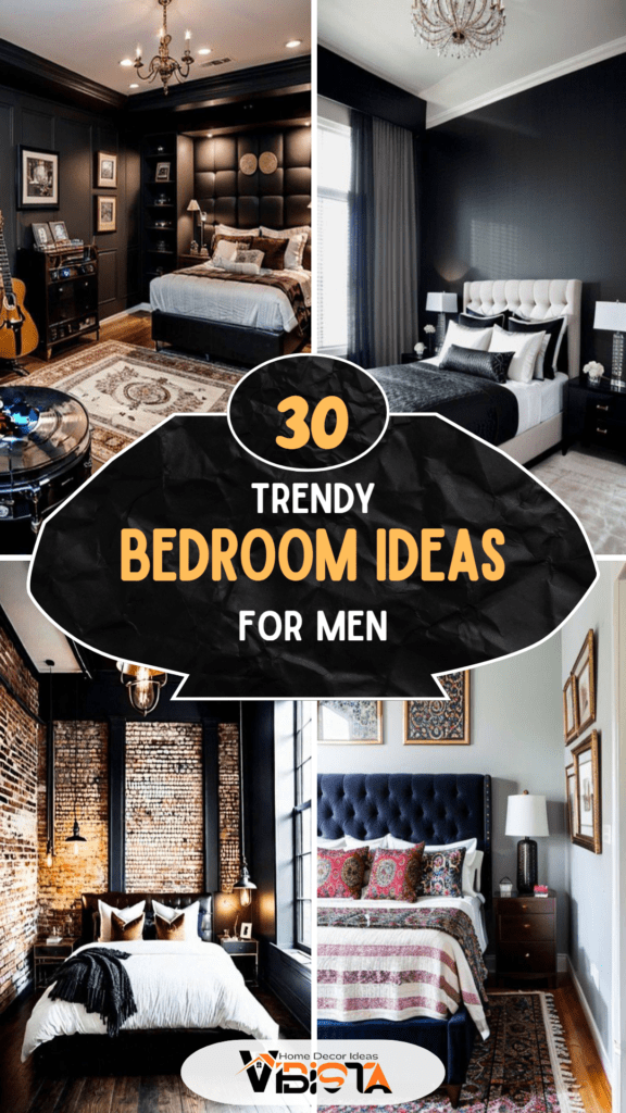 30 Trendy Bedroom Ideas For Men: For Your Ultimate Sanctuary 2 30 Trendy Bedroom Ideas For Men For Your Ultimate Sanctuary