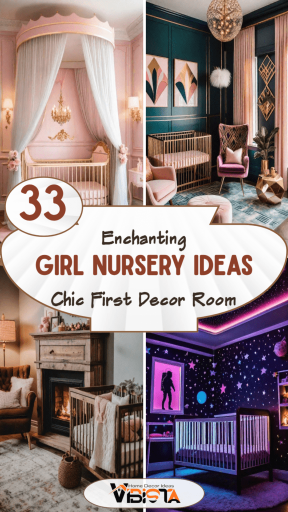 33 Enchanting Girl Nursery Ideas Chic Decor for Her First Room