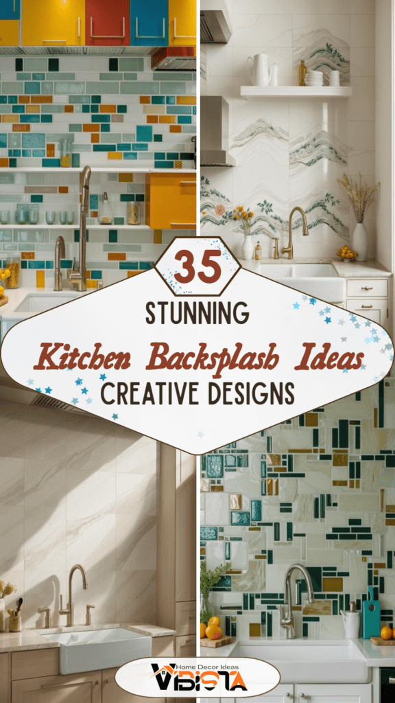 35 Stunning Kitchen Backsplash Ideas: Creative and Eye-Catching Designs 2 35 Stunning Kitchen Backsplash Ideas Creative and Eye-Catching Designs