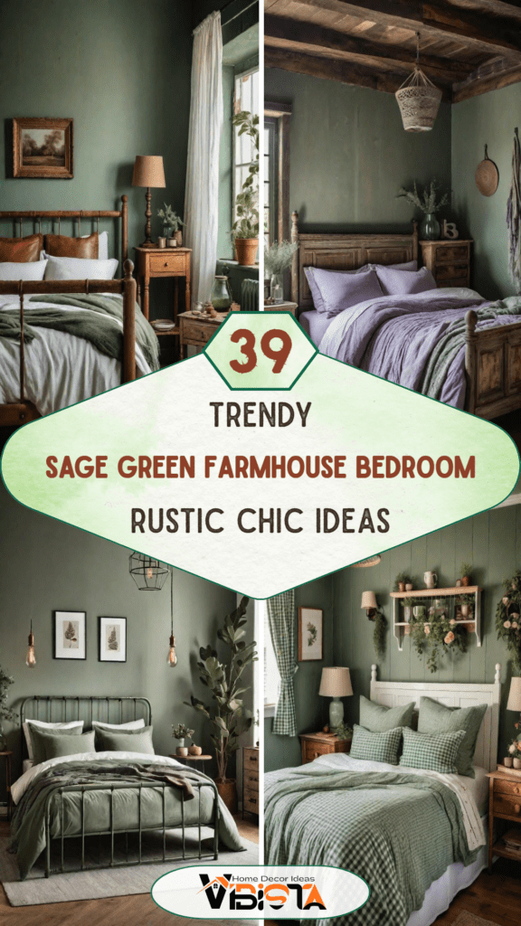 39 Sage Green Farmhouse Bedroom Ideas: Trendy Rustic Chic 2 39 Sage Green Farmhouse Bedroom Ideas Trendy Rustic Chic