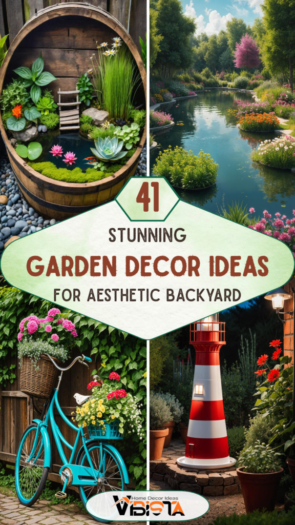 41 Stunning Garden Decor Ideas for an Aesthetic Backyard 2 41 Stunning Garden Decor Ideas for an Aesthetic Backyard