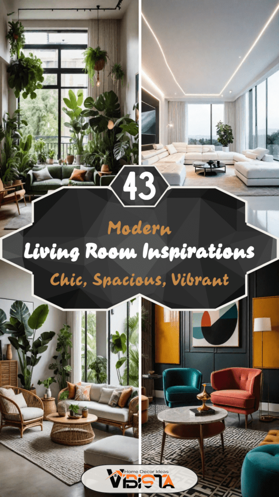 43 Modern Living Room Inspirations: Chic, Spacious, and Vibrant 2 43 Modern Living Room Inspirations Chic, Spacious, and Vibrant