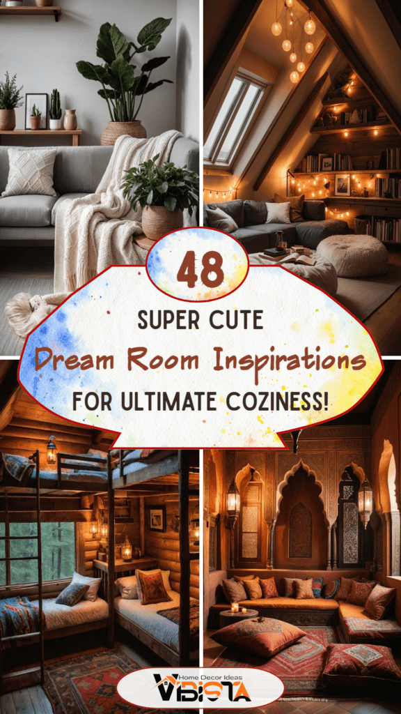 48 Super Cute Dream Room Inspirations for Ultimate Coziness!