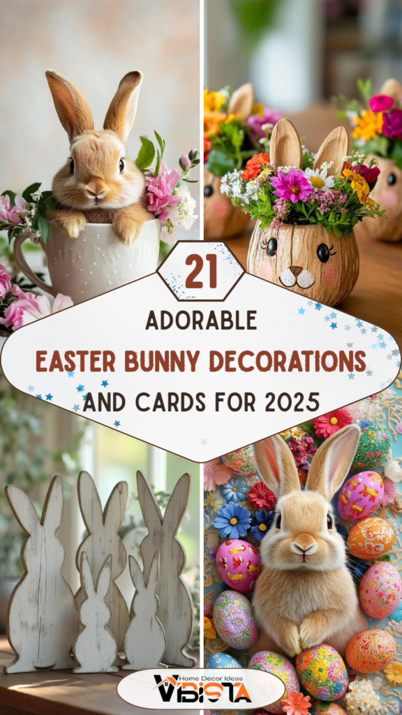 21 Adorable Easter Bunny Decorations And Cards You Must See