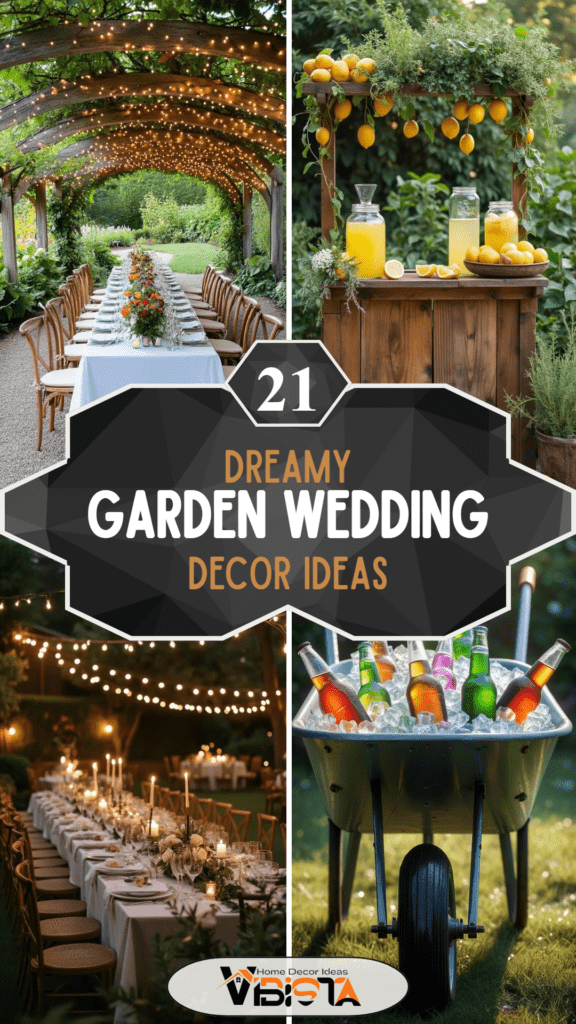 21 Dreamy Garden Wedding Decor Ideas 2 21 Dreamy Garden Wedding Decor Ideas