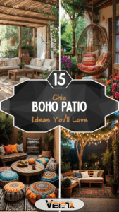 15 Chic Boho Patio Ideas You’ll Love