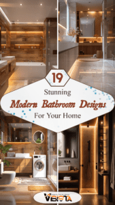 19 Stunning Modern Bathroom Designs for Your Home
