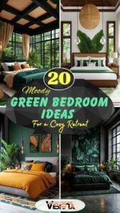 20 Moody Green Bedroom Ideas for a Cozy Retreat