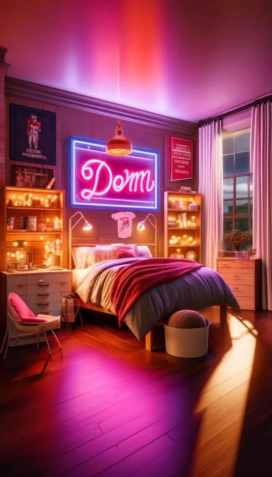 Glam Neon Sign Dorm Decor 1