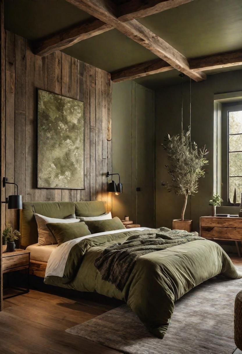 23 Stunning Olive Green Bedroom Ideas You’ll Absolutely Love – Vibista