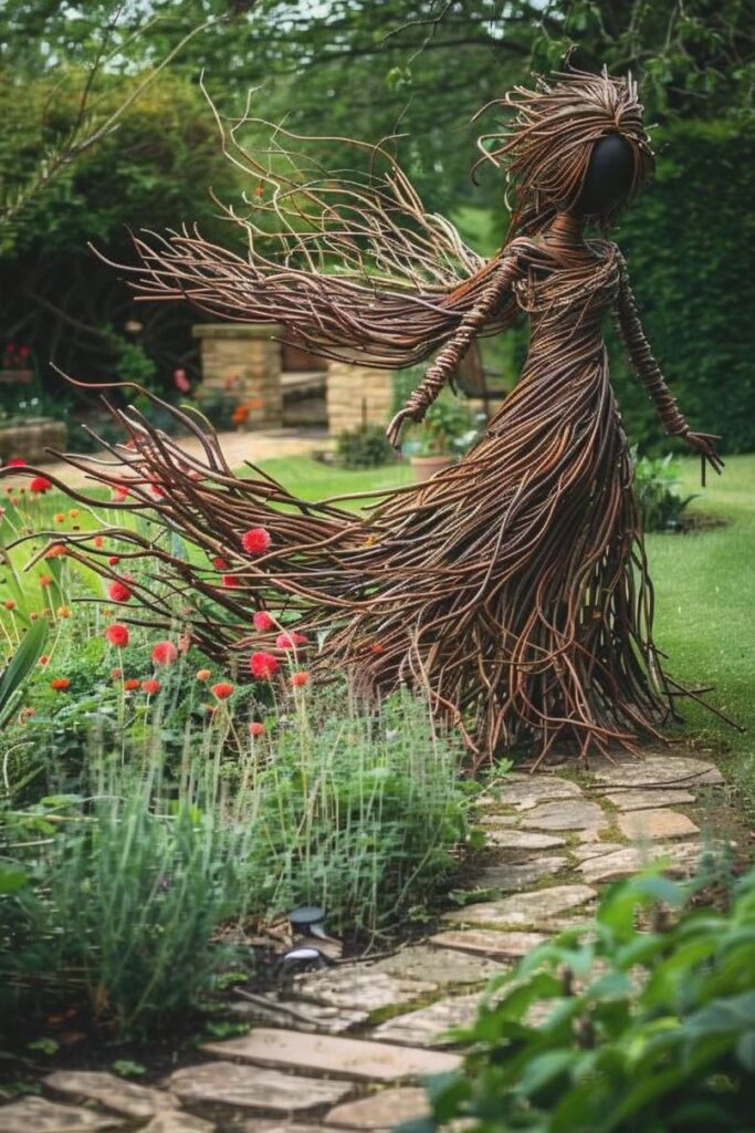 31 Creative Garden Art Ideas for A Stunning Outdoor Oasis