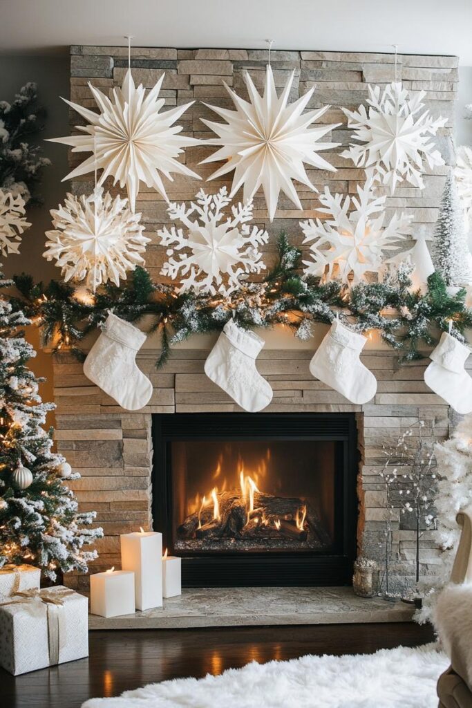 14 Chic Christmas Mantle Decor Ideas for Cozy Fireplaces