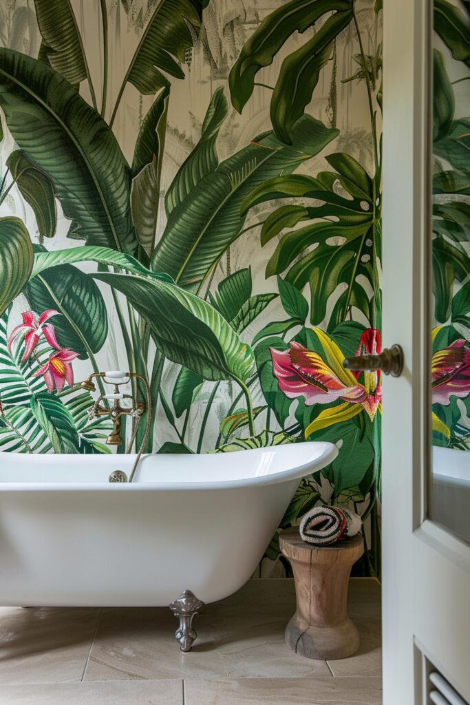 15 Stunning Bathroom Wallpaper Trends to Try Now