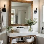 24 Chic Farmhouse Bathroom Designs for Cozy Living