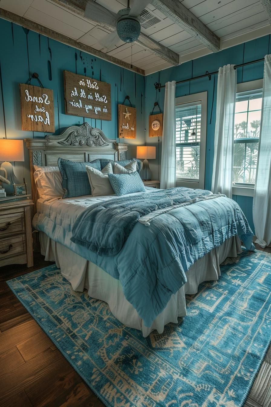 7. Coastal Inspirational Wooden Signs-1