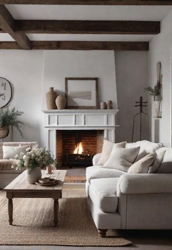 25 Charming Farmhouse Living Room Ideas For 2025 20 18. Painted Wall Options-0