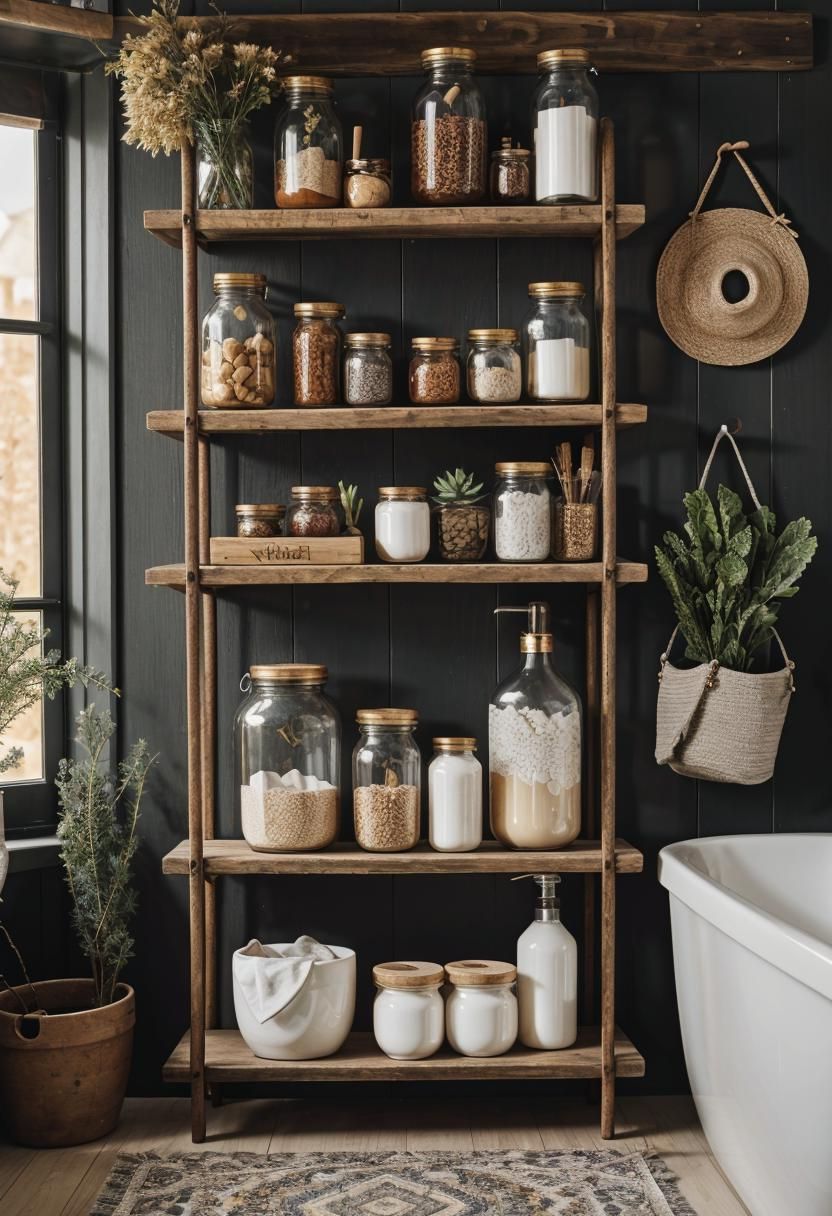 25. Boho Bathroom DIY Organizers-0