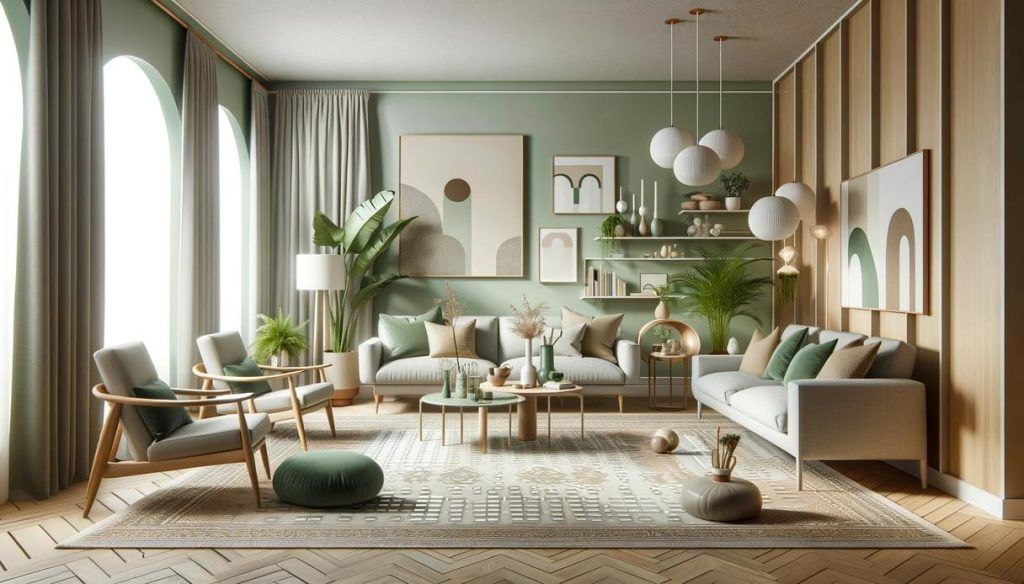 25 Stunning Mid-Century Modern Living Room Color Palette to Elevate Your Home 12 image rotated