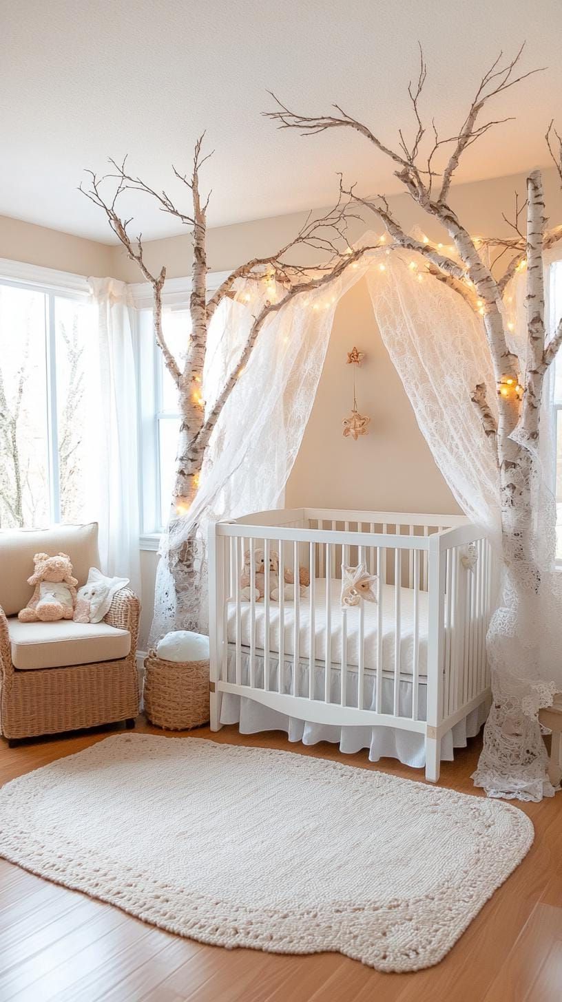 18. Woodland Faerie Retreat with Lace Draperies and Subtle Luminance-0