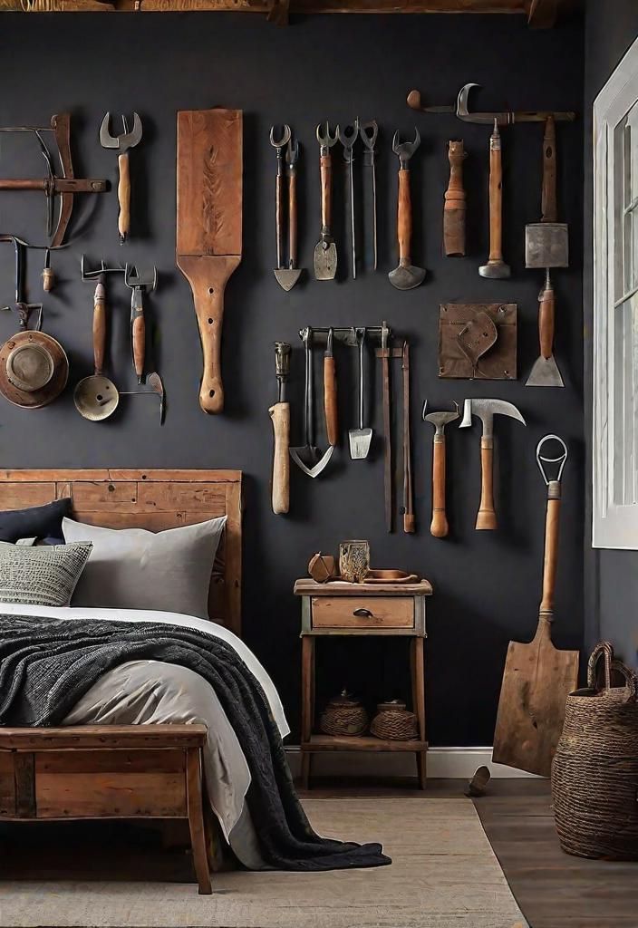 20. Farmhouse tool wall decor-0