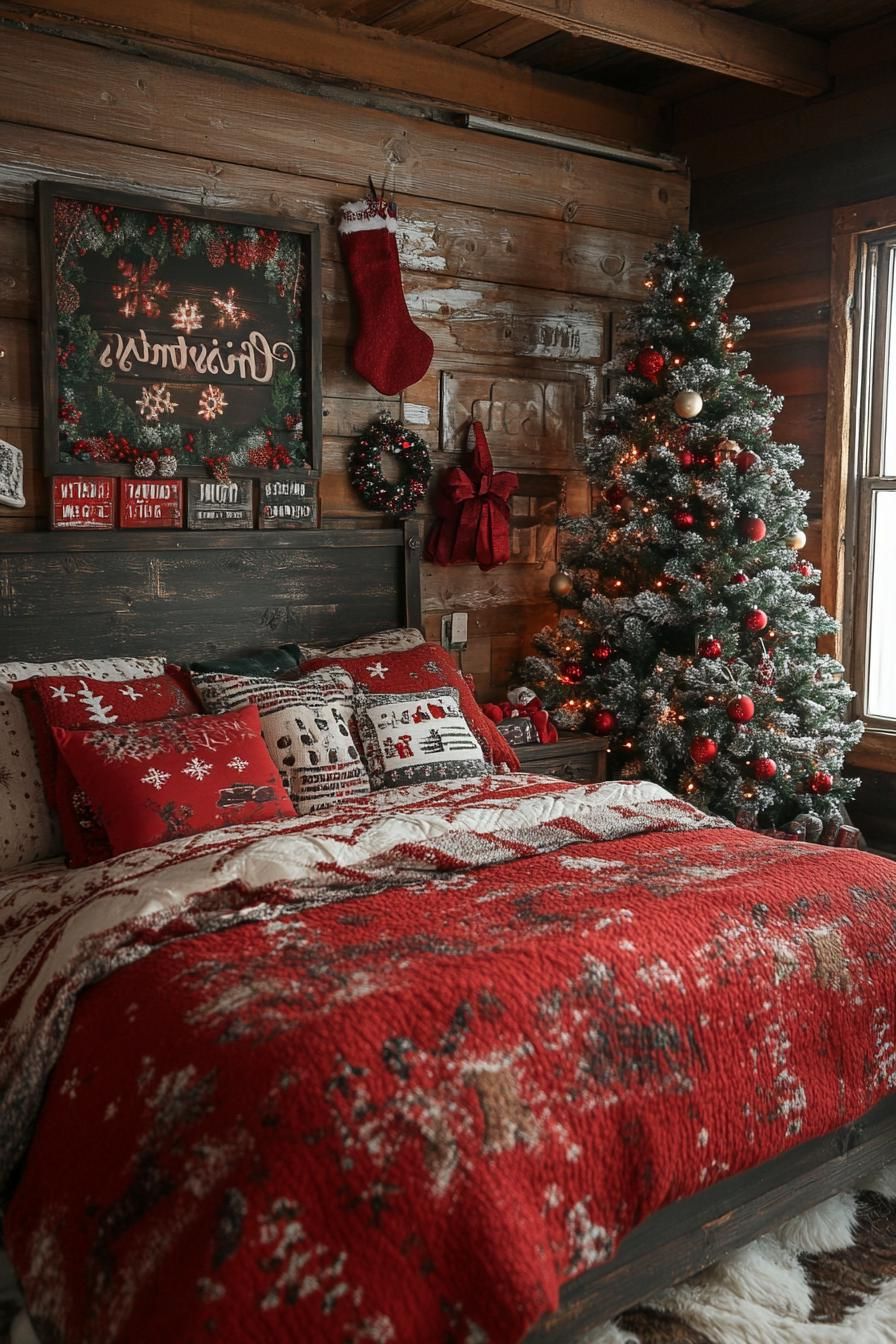 6. Warm Christmas Sign Decor Ideas-1
