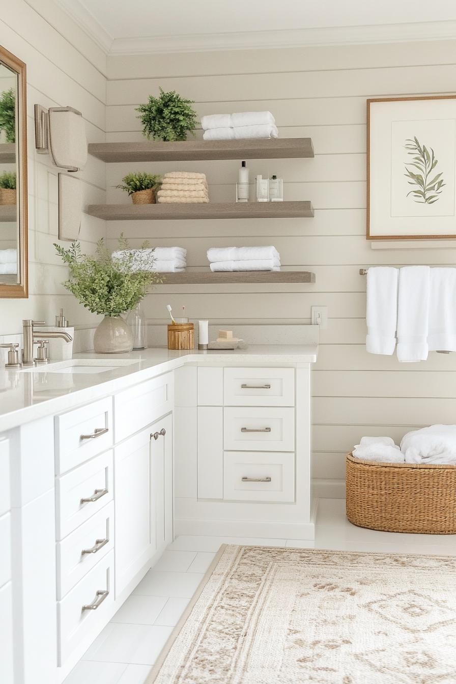 11. Wood & White Bathroom Trends-0