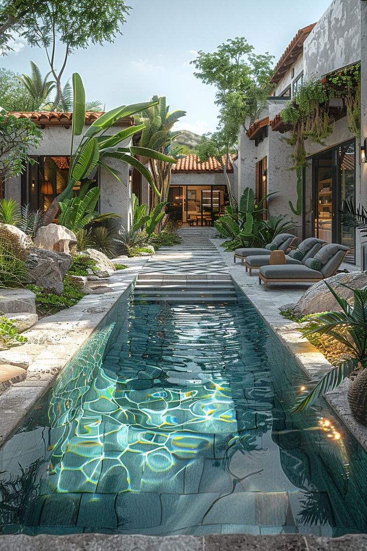 21 Stunning Small Pool Design Ideas For Tiny Backyards 40 15. Desert Oasis Pool Design Ideas-0