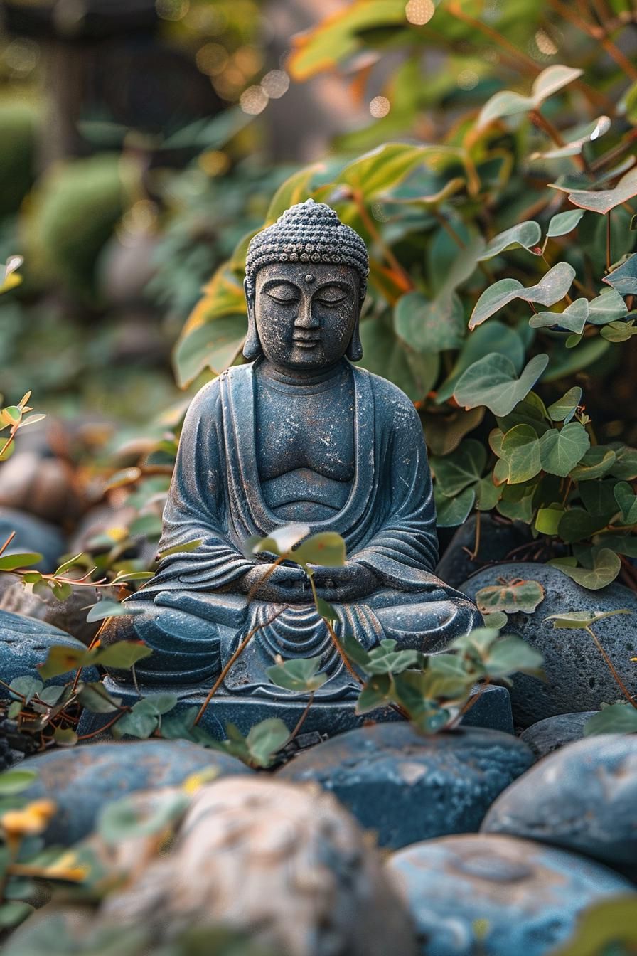 23 Enchanting Ideas for Your Spiritual Garden Sanctuary 27 16. Serene Garden Buddha Statues-0