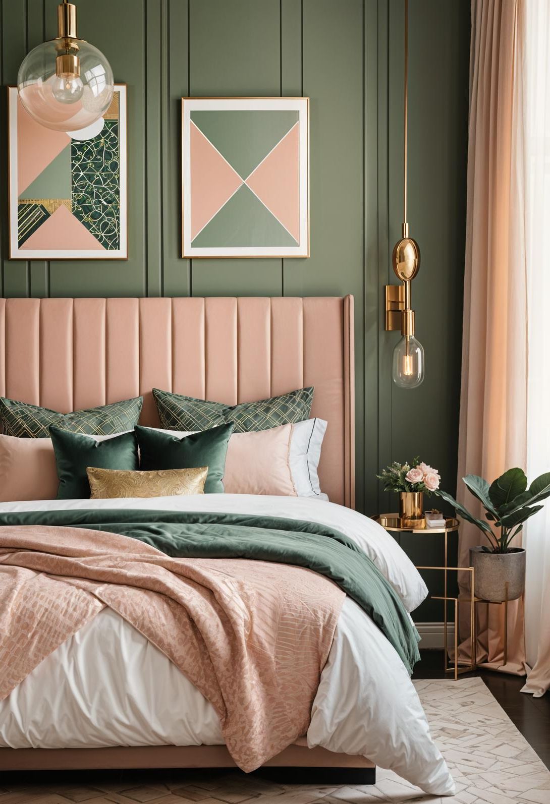 9. Luxe Art-Deco Sage & Blush-1