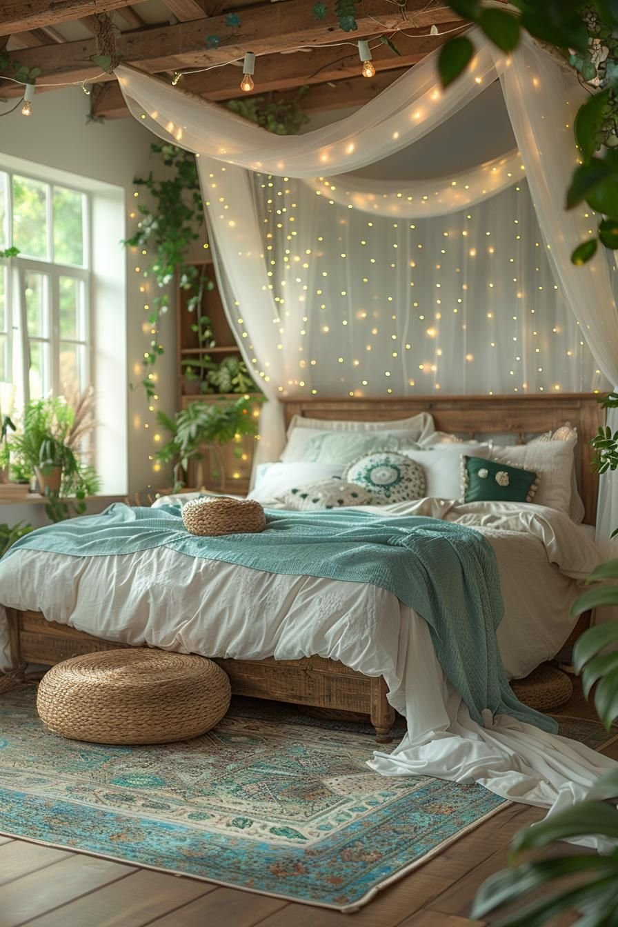 6. Coastal Canopy Bed DIY-2