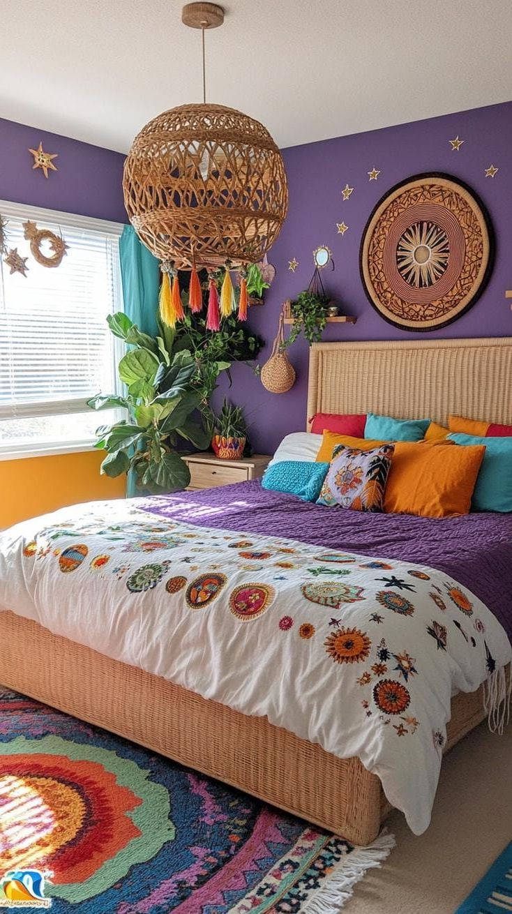 11. Celestial Dreamscape: Infuse celestial blues and purples with star motifs and constellation decor-0