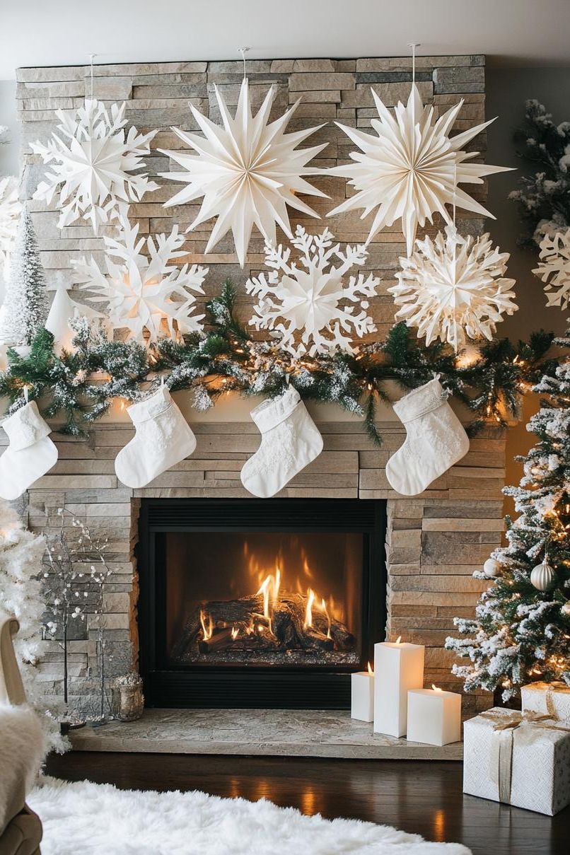 15. Snowflake Mantel Magic-0