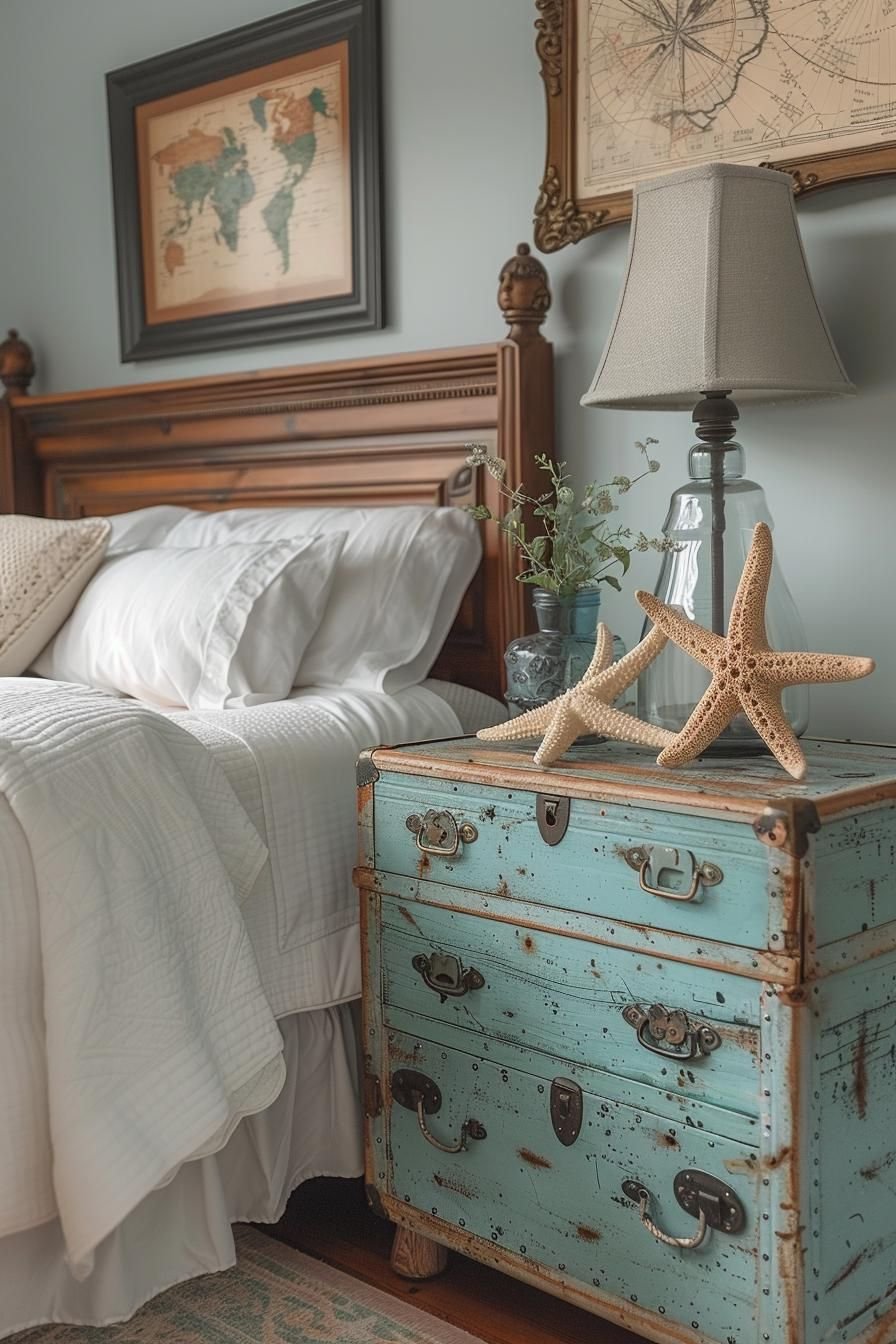 9. Coastal Boho Bedroom Nightstands-1
